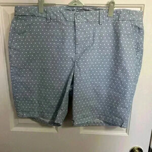 Gap Polka Dots 9 Inch City Bermuda Shorts Size 18 NWOT